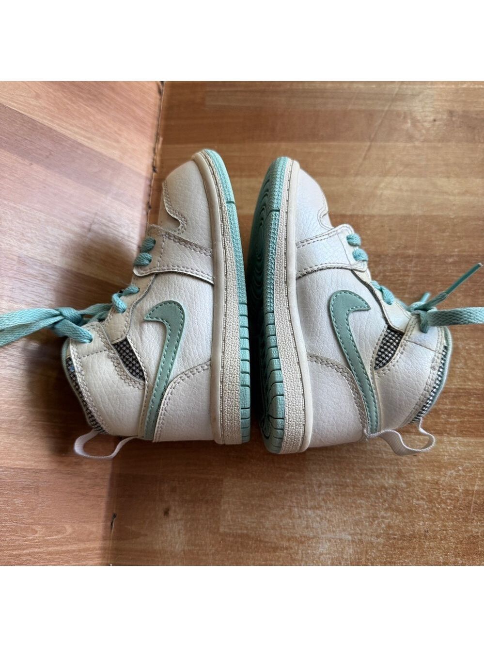 Nike Air Jordan 1 Retro High "White/Still Blue" size 6 - Picture 6 of 10